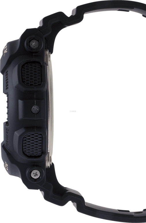 卡西欧,G-SHOCK 45.90毫米,45.90毫米,合成树脂,黑色,石英,倒计时,计时,月历,星期历,矿物水晶,圆形,GMAS140M,GMAS140M-1A