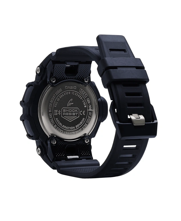 卡西欧,G-SHOCK 48.90毫米,48.90毫米,合成树脂,黑色,石英,倒计时,计时,月历,星期历,矿物水晶,圆形,GBA900,GBA900-1A