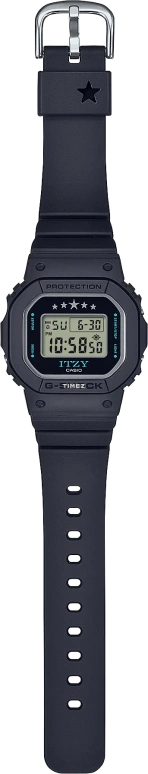 卡西欧,G-SHOCK 45.70x40.50毫米,45.70x40.50毫米,生物基,合成树脂,黑色,石英,倒计时,计时,月历,星期历,矿物水晶,方形,GMDS5610IT,GMDS5610IT-1