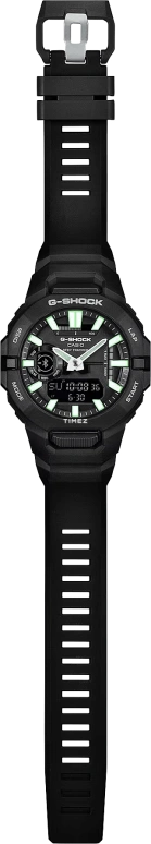 卡西欧,G-SHOCK 48.50x43.90毫米,48.50x43.90毫米,碳纤维,生物基,合成树脂,黑色,石英,倒计时,计时,月历,星期历,矿物水晶,圆形,GBA950,GBA950-1A