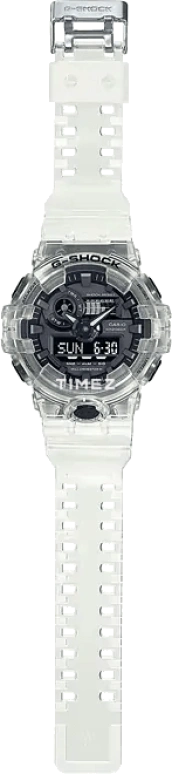 卡西欧,G-SHOCK 57.50x53.40毫米,57.50x53.40毫米,合成树脂,黑色,石英,倒计时,计时,月历,星期历,矿物水晶,圆形,GA700SKE,GA700SKE-7A