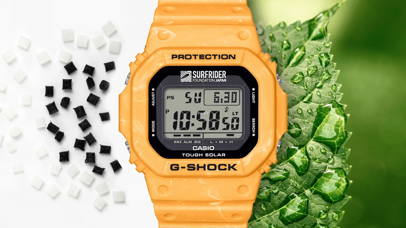 卡西欧,G-SHOCK 46.70x43.20毫米,46.70x43.20毫米,生物基,合成树脂,灰色,石英,倒计时,计时,月历,星期历,矿物水晶,方形,G5600SFJ,G5600SFJ-9