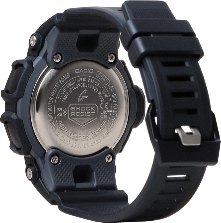 卡西欧,G-SHOCK 48.90毫米,48.90毫米,生物基,合成树脂,蓝色,石英,倒计时,计时,月历,星期历,矿物水晶,圆形,GBA900CB,GBA900CB-1A