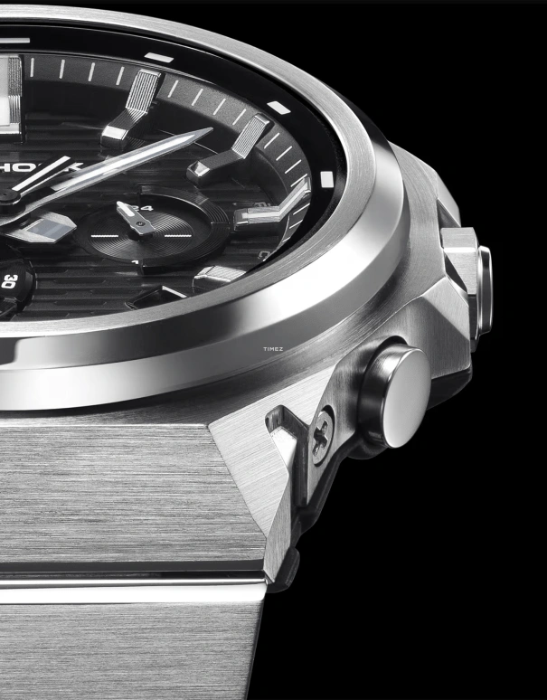 卡西欧,G-STEEL 46.90x44.20毫米,46.90x44.20毫米,生物基,碳纤维,精钢,黑色,石英,倒计时,计时,星期历,日历,蓝宝石,水晶玻璃,八角形,GSTB1000D,GSTB1000D-1A