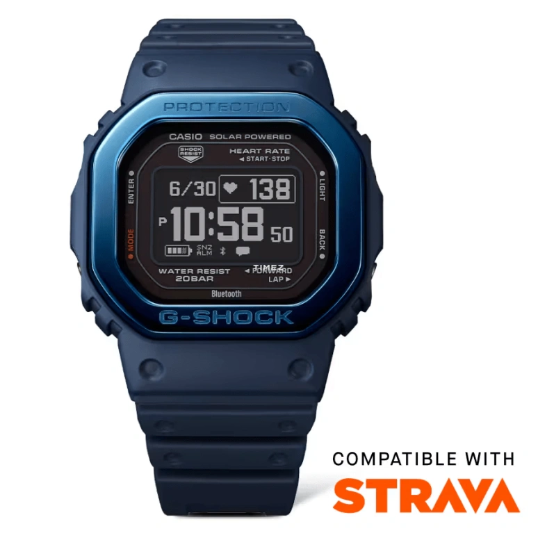 Casio,G-SHOCK 51.10x44.50mm,51.10x44.50mm,Bio-sourced,Black,Quartz,Chronograph,Moonphase,Month,Date,Hardlex,Square,DW,DW-H5600MB-2