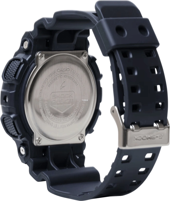 卡西欧,G-SHOCK 51.20毫米,51.20毫米,合成树脂,白色,石英,倒计时,计时,月历,星期历,矿物水晶,圆形,GA110WD,GA110WD-1A