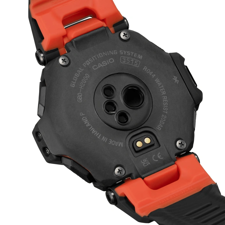 卡西欧,G-SHOCK 52.60毫米,52.60毫米,生物基,合成树脂,黑色,处理器,倒计时,计时,月历,星期历,矿物水晶,圆形,GBDH2000,GBDH2000-1A