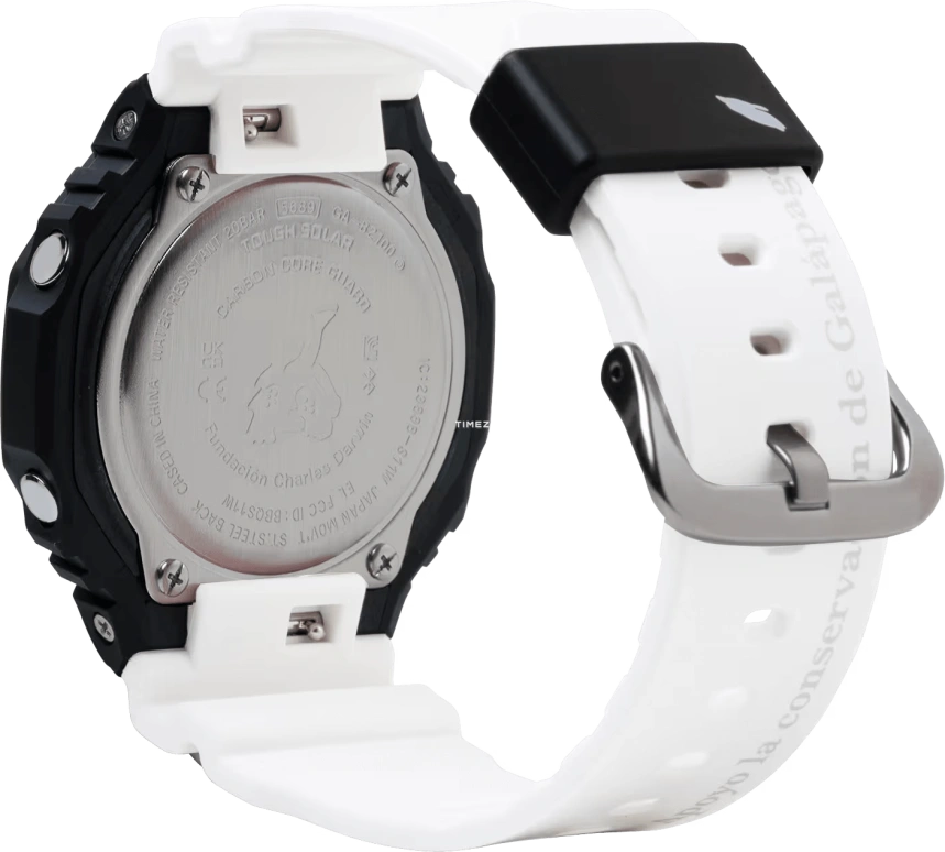 卡西欧,G-SHOCK 45.40毫米,45.40毫米,碳纤维,生物基,合成树脂,黑色,石英,倒计时,计时,月历,星期历,矿物水晶,八角形,GAB2100CD1A7