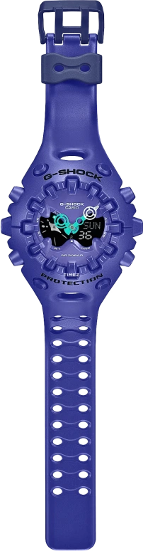 卡西欧,G-SHOCK 49.10x58.20毫米,49.10x58.20毫米,合成树脂,紫色,石英,倒计时,计时,月历,星期历,矿物水晶,圆形,GAV01,GAV01-2A