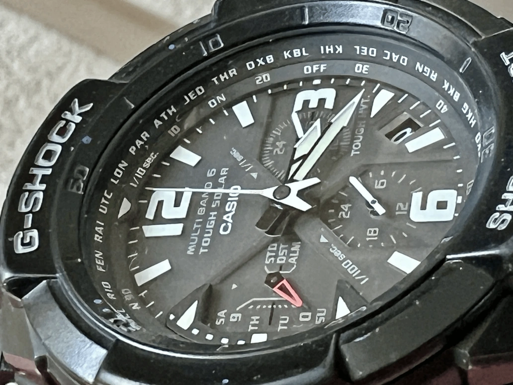 卡西欧,G-SHOCK 64.20x46.60毫米,64.20x46.60毫米,不锈钢,合成树脂,黑色,石英,星期历,日历,世界时,闹铃,矿物水晶,玻璃,酒桶形,GW,GW-3000BB-1A