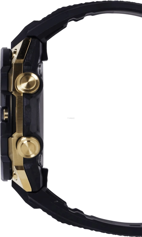 卡西欧,G-SHOCK 46.60x49.60毫米,46.60x49.60毫米,合成树脂,精钢,黑色,石英,倒计时,计时,月历,星期历,矿物水晶,圆形,GSTB400GB1A9
