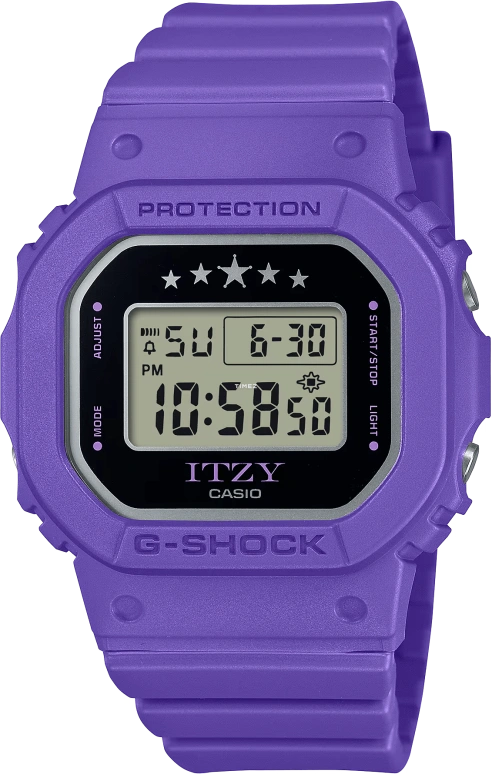 卡西欧,G-SHOCK 45.70x40.50毫米,45.70x40.50毫米,生物基,合成树脂,灰色,黑色,石英,倒计时,计时,月历,星期历,矿物水晶,方形,GMDS5610IT,GMDS5610IT-6