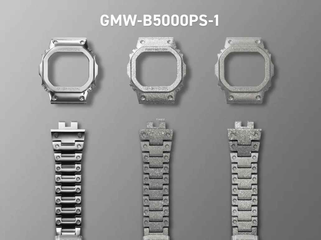 卡西欧,G-SHOCK 49.30x43.20毫米,49.30x43.20毫米,不锈钢,黑色,石英,倒计时,计时,万年历,月历,矿物水晶,方形,GMW,GMW-B5000PS-1