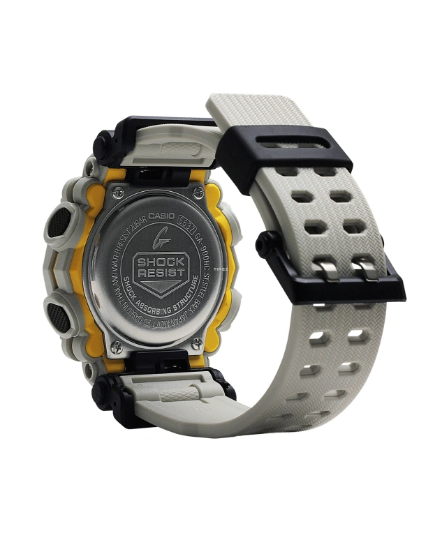 卡西欧,G-SHOCK 49.50毫米,49.50毫米,合成树脂,黑色,石英,倒计时,计时,月历,星期历,矿物水晶,圆形,GA900HC,GA900HC-5A