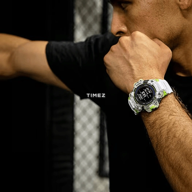 卡西欧,G-SHOCK 55毫米,55毫米,合成树脂,黑色,处理器,倒计时,计时,月历,星期历,矿物水晶,圆形,GBDH1000,GBDH1000-7A9