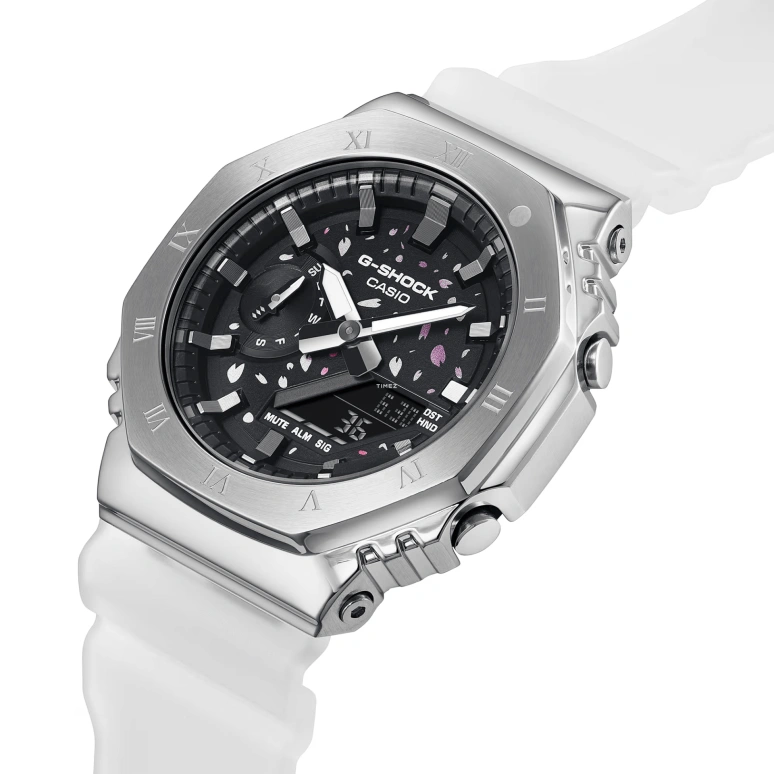Casio,G-SHOCK 49.30x44.40mm,49.30x44.40mm,Resin,Stainless Steel,Black,Quartz,Foudroyante,Countdown,Month,Date,Hardlex,Glass,Octagon,GM2100TTTR,GM2100TTTR-8A
