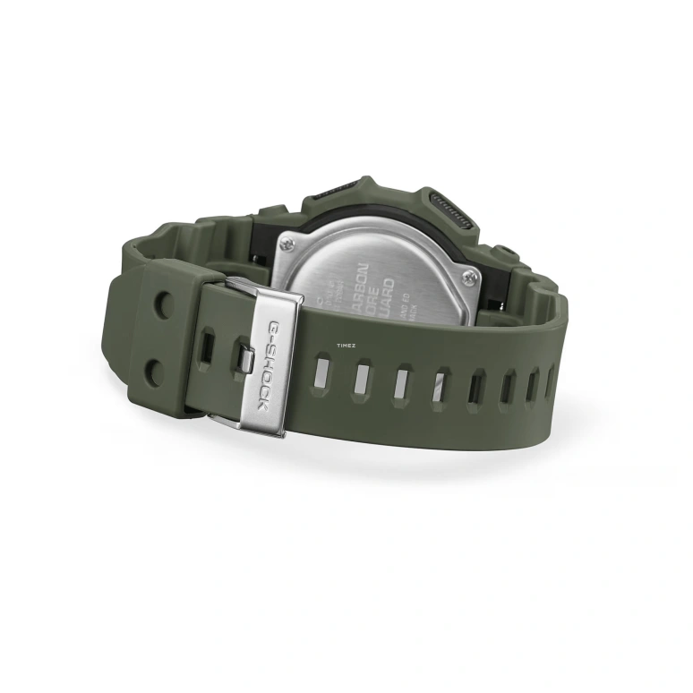 卡西欧,G-SHOCK 51.90毫米,51.90毫米,生物基,碳纤维,合成树脂,灰色,石英,倒计时,计时,月历,星期历,矿物水晶,圆形,GD010,GD010-3