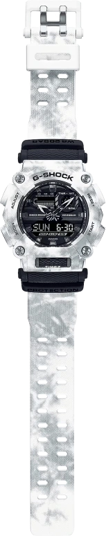 卡西欧,G-SHOCK 52.80x49.50毫米,52.80x49.50毫米,合成树脂,黑色,石英,倒计时,计时,月历,星期历,矿物水晶,圆形,GA900GC,GA900GC-7A
