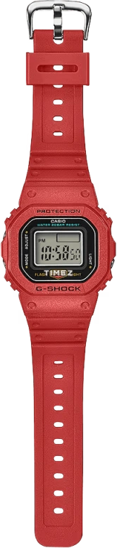 卡西欧,5600 23.40x20毫米,23.40x20毫米,生物基,合成树脂,黑色,石英,计时,月历,星期历,日历,矿物水晶,方形,DWN5600,DWN5600-4