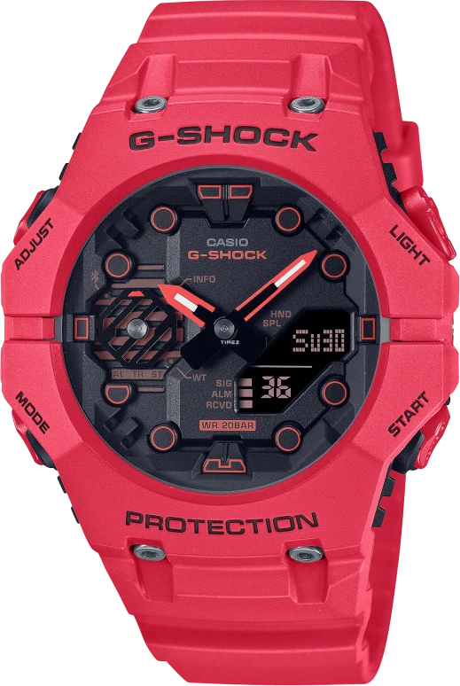 Casio,G-SHOCK 42.50x46mm,42.50x46mm,Resin,Carbon,Black,Quartz,Countdown,Chronograph,Month,Date,Hardlex,Round,GAB001,GAB001-4A