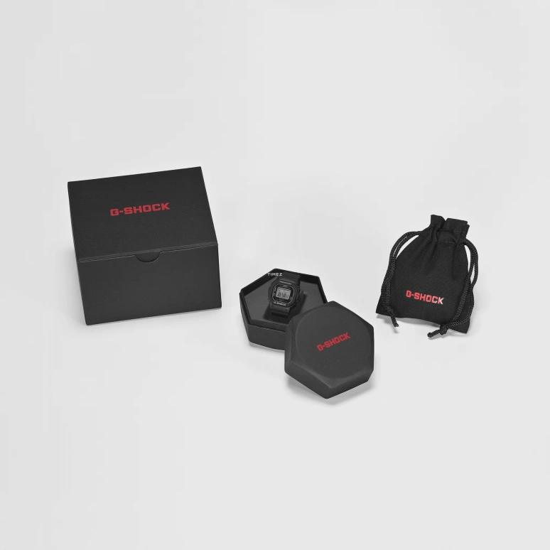 卡西欧,5600 23.40x20毫米,23.40x20毫米,生物基,合成树脂,黑色,石英,计时,月历,星期历,日历,矿物水晶,方形,DWN5600,DWN5600-1