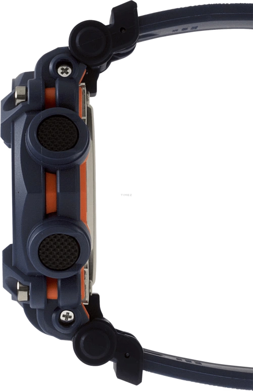 卡西欧,G-SHOCK 49.50毫米,49.50毫米,合成树脂,黑色,石英,倒计时,计时,月历,星期历,矿物水晶,圆形,GA900,GA900-2A