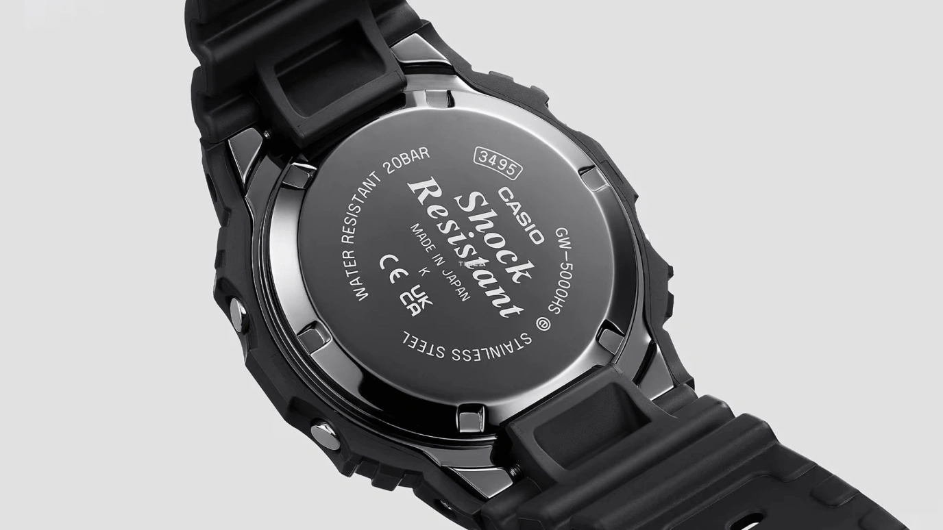 卡西欧,G-SHOCK 48.90x42.80毫米,48.90x42.80毫米,不锈钢,黑色,石英,倒计时,计时,月历,星期历,矿物水晶,方形,GW5000HS,GW5000HS-1