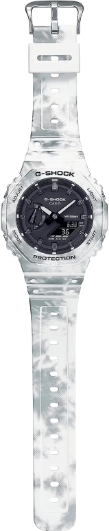 卡西欧,G-SHOCK 48.50x45.40毫米,48.50x45.40毫米,碳纤维,黑色,石英,倒计时,计时,月历,星期历,矿物水晶,八角形,GAE2100GC,GAE2100GC-7A