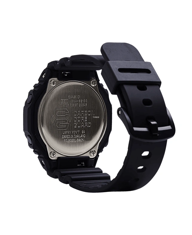 卡西欧,G-SHOCK 42.90毫米,42.90毫米,碳纤维,合成树脂,黑色,石英,倒计时,计时,月历,星期历,矿物水晶,八角形,GMAS2100,GMAS2100-1A