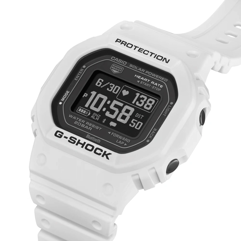 卡西欧,G-SHOCK 51.10x44.50毫米,51.10x44.50毫米,生物基,黑色,石英,计时,月相,月历,星期历,矿物水晶,方形,DW,DW-H5600-7