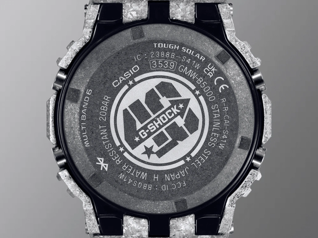 卡西欧,G-SHOCK 49.30x43.20毫米,49.30x43.20毫米,不锈钢,黑色,石英,倒计时,计时,万年历,月历,矿物水晶,方形,GMW,GMW-B5000PS-1