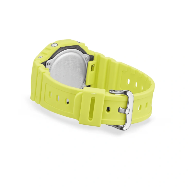 卡西欧,G-SHOCK 48.50x45.40毫米,48.50x45.40毫米,碳纤维,生物基,合成树脂,黄色,石英,倒计时,计时,月历,星期历,矿物水晶,圆形,GA2100,GA2100-9A9