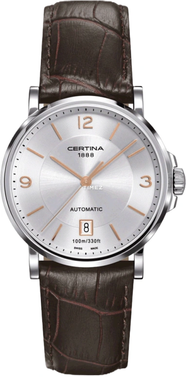 Certina,DS Caimano 38mm,38mm,Stainless Steel,Silver,Automatic,Day,42hours,C017,C017.407.16.037.01