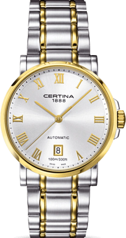 Certina,DS Caimano 38mm,38mm,Stainless Steel,Silver,Automatic,Day,42hours,C017,C017.407.22.033.00