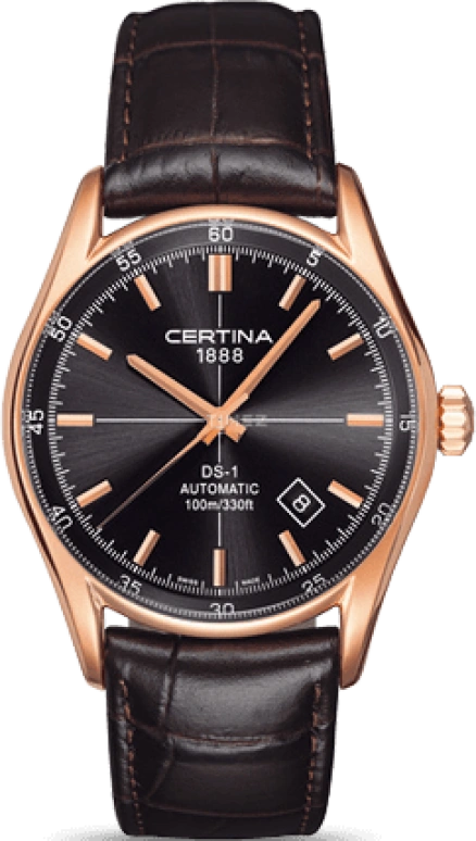 Certina,DS-1 39mm,39mm,Stainless Steel,Grey,Automatic,Chronograph,Date,C006,C006.407.36.081.00