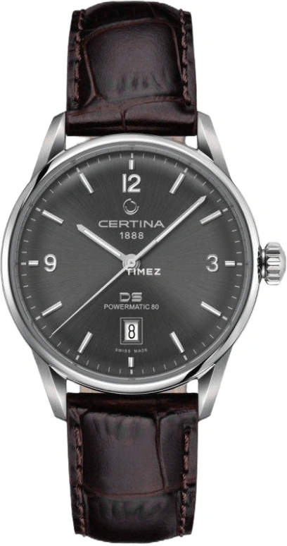 Certina,DS 40mm,40mm,Stainless Steel,Grey,Automatic,Day,80hours,C026,C026.407.16.087.00