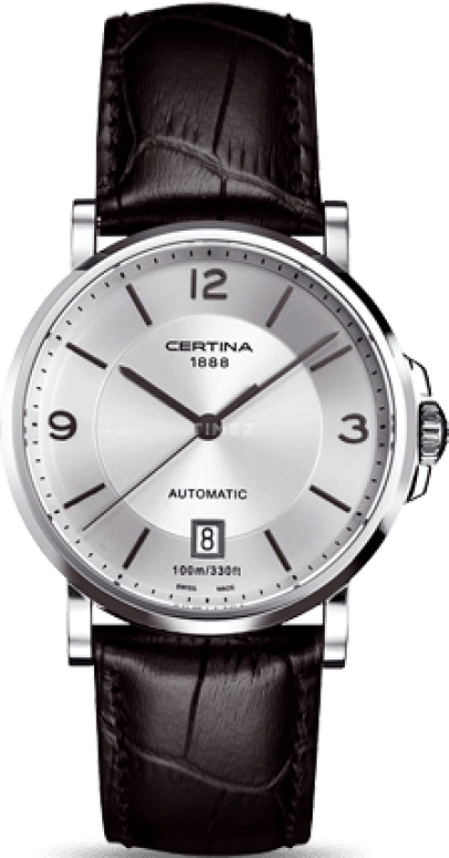 Certina,DS Caimano 38mm,38mm,Stainless Steel,Silver,Automatic,Day,42hours,C017,C017.407.16.037.00