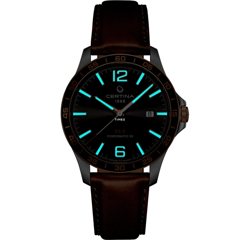 Certina,DS-8 40.50mm,40.50mm,Stainless Steel,Stainless Steel,Grey,Automatic,Day,Sapphire,C033,C033.807.26.087.00