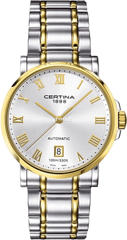 Certina,DS Caimano 38mm,38mm,Stainless Steel,Silver,Automatic,Day,42hours,C017,C017.407.22.033.00