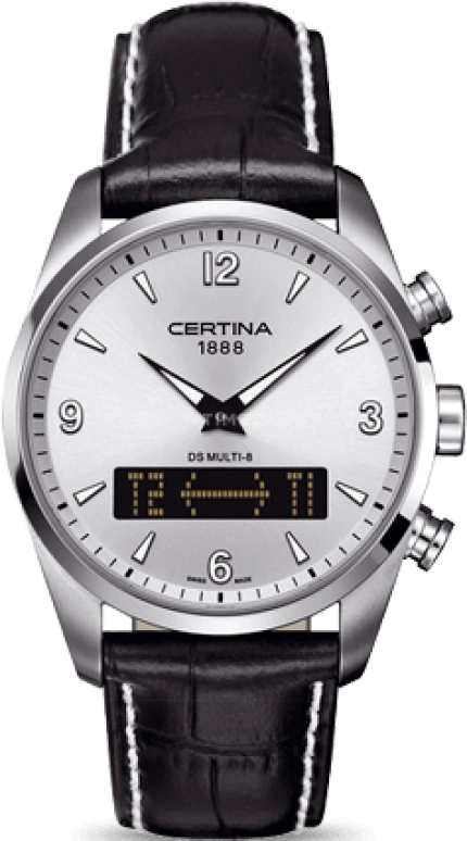 Certina,DS Multi-8 42mm,42mm,Stainless Steel,Silver,Quartz,Chronograph,Perpetual Calendar,Date,Day,Sapphire,Round,C020,C020.419.16.037.00