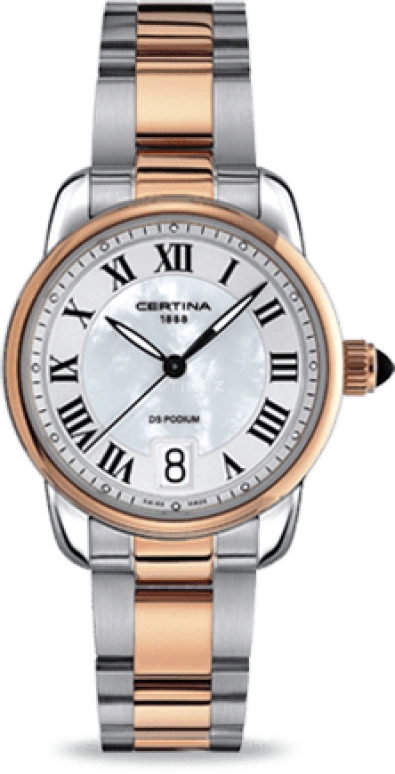 Certina,DS Podium 32.50mm,32.50mm,Stainless Steel,White,Quartz,Day,26280hours,C025,C025.210.22.118.00