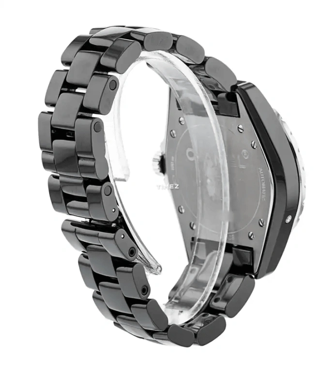 CHANEL,J12 38mm,38mm,Ceramic,Black,Sapphire,Crystal Glass,H3406