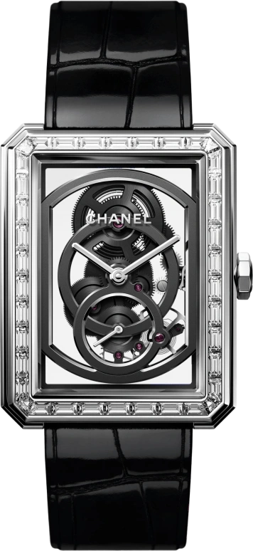 CHANEL,BOY·FRIEND 37x28.60mm,37x28.60mm,White Gold,Handwound,55hours,In-house Caliber,H6433