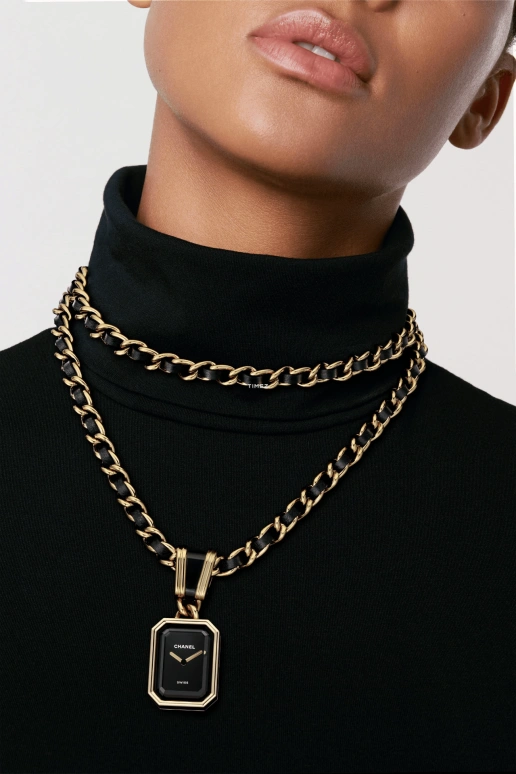 香奈儿,Première 26.10x20毫米,26.10x20毫米,精钢,黑色,石英,蓝宝石,长方形,H10331