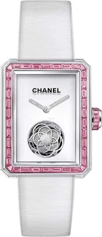 CHANEL,Première 28.50x37mm,28.50x37mm,Sapphire,White Gold,White,Pink Red,Red,Step Cut,Setting,Diamonds,Sapphire,H3457