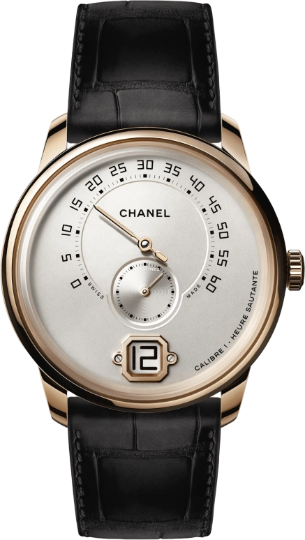 CHANEL,Monsieur de CHANEL 40mm,40mm,Beige Gold,Cream,White,Handwound,72hours,In-house Caliber,H6596