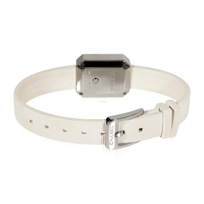 CHANEL,Première 20mm,20mm,Stainless Steel,White,Quartz,Sapphire,Crystal Glass,Square,H2433