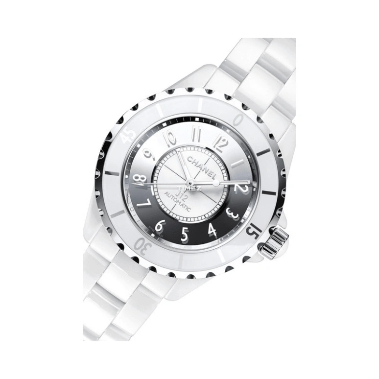 CHANEL,J12 38mm,38mm,Stainless Steel,Ceramic,White,Mirror,Automatic,Sapphire,Crystal Glass,Round,COLLECTOR MIRROR