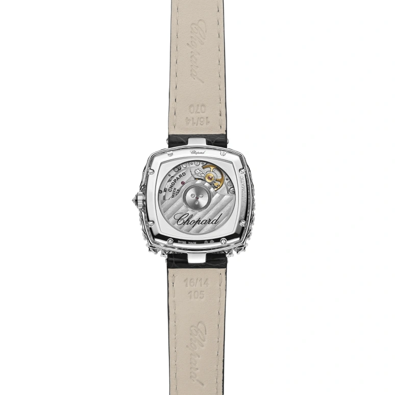萧邦,L'HEURE DU DIAMANT 30.80毫米,30.80毫米,白金,白色,自动上弦,42小时,自制机芯,13A386,13A386-1106