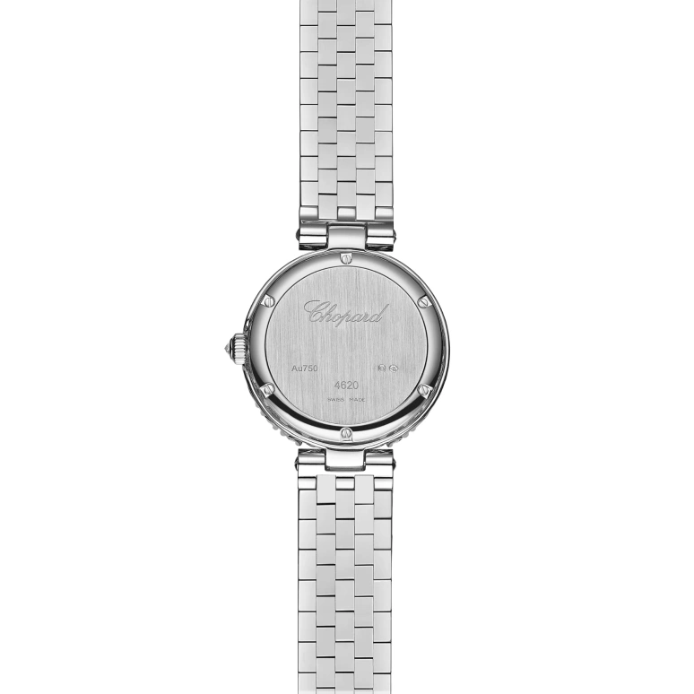 萧邦,L'HEURE DU DIAMANT 26毫米,26毫米,白金,银白色,手动上弦,蓝宝石,水晶玻璃,圆形,10A178,10A178-1101